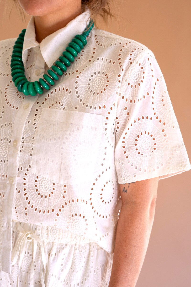 Kale Acrylic Bead Necklace