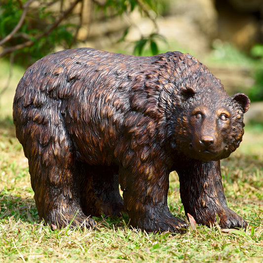 Rust Finish Garden Bear