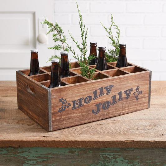 Holly Jolly Divided Crate