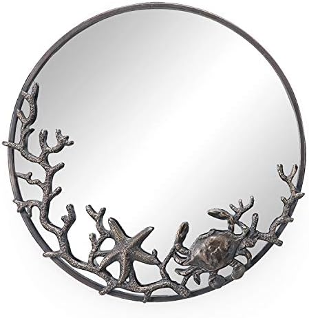 Starfish and Crab Wall Mirror