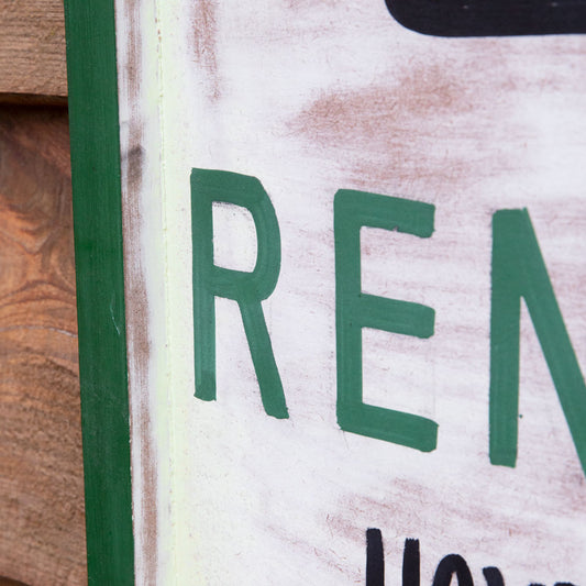 Canoe Rentals Wall Sign