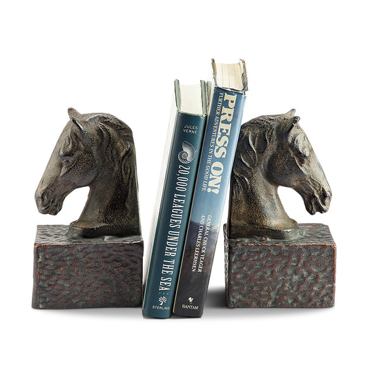 Horsehead Bookends on Base PR