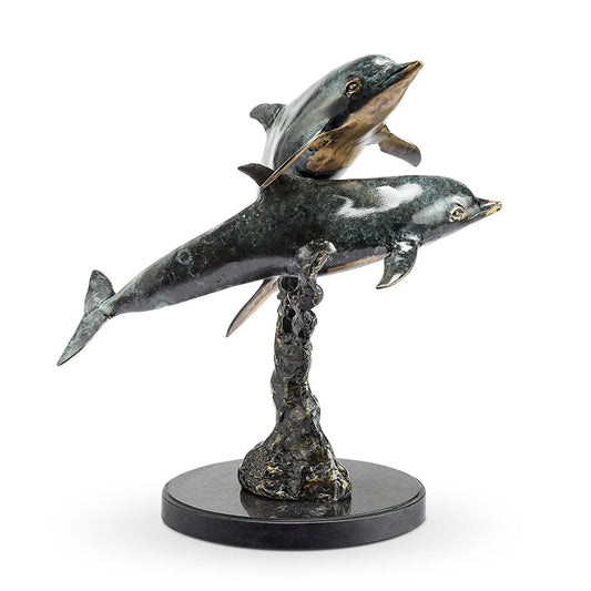 Playful Dolphin Pair