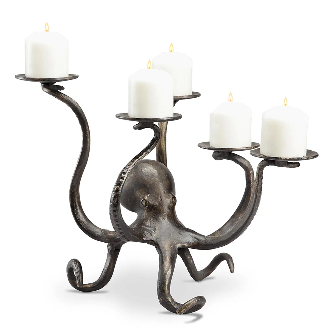 Octopus Pillar Candelabra