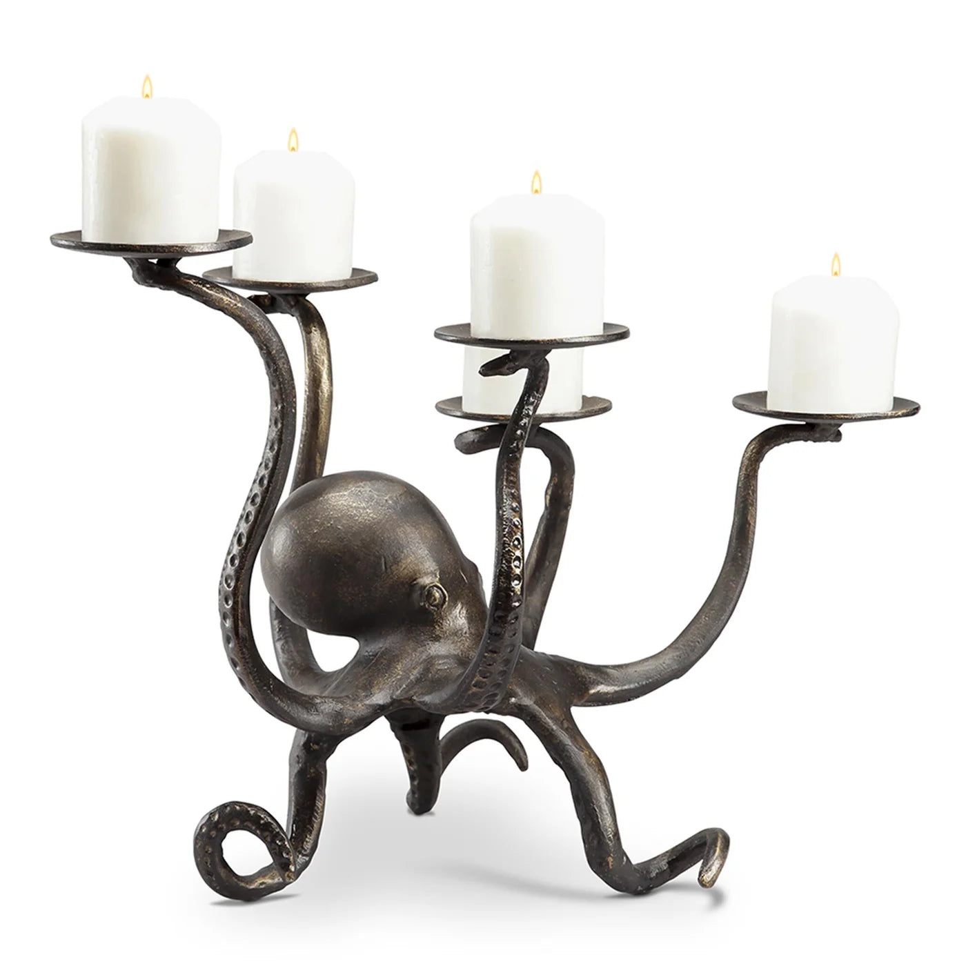 Octopus Pillar Candelabra