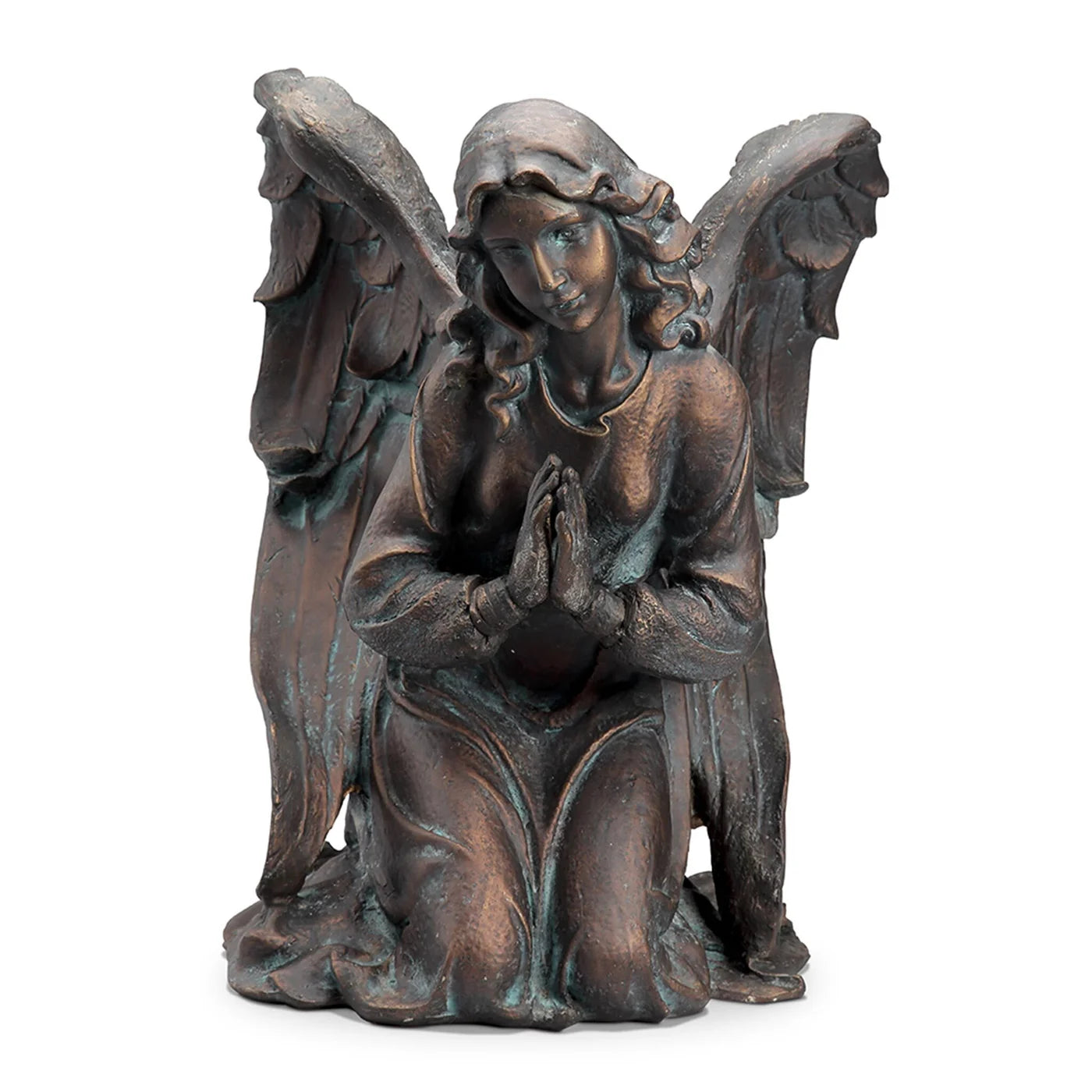 Thoughtful Angel Garden Sculpture