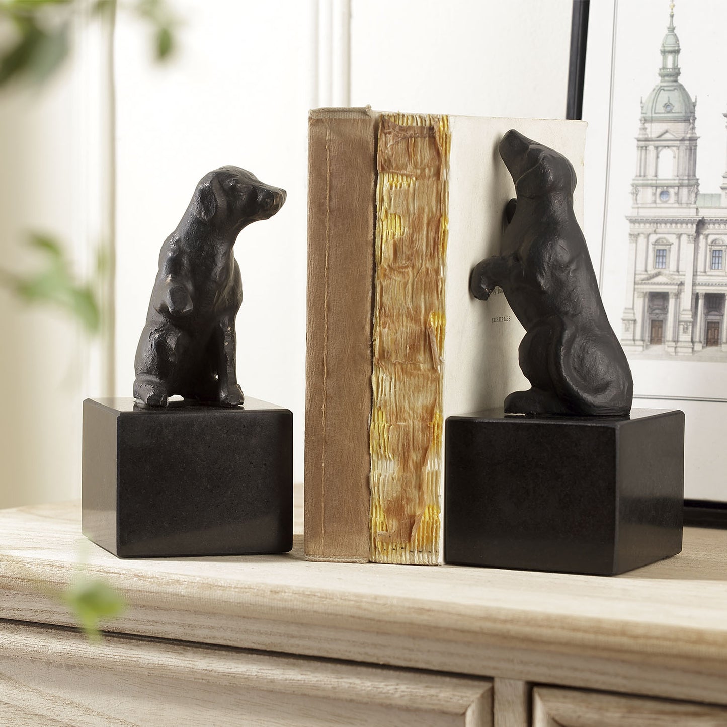 Loving Labrador Bookends
