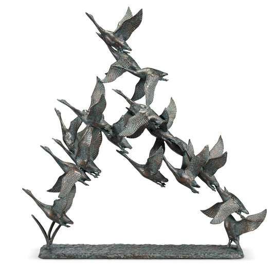 Flock Of Ducks Sculpture