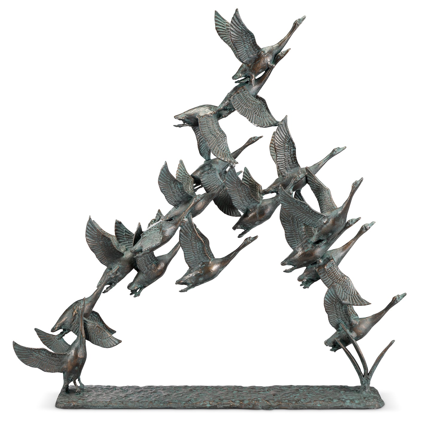 Flock Of Ducks Sculpture