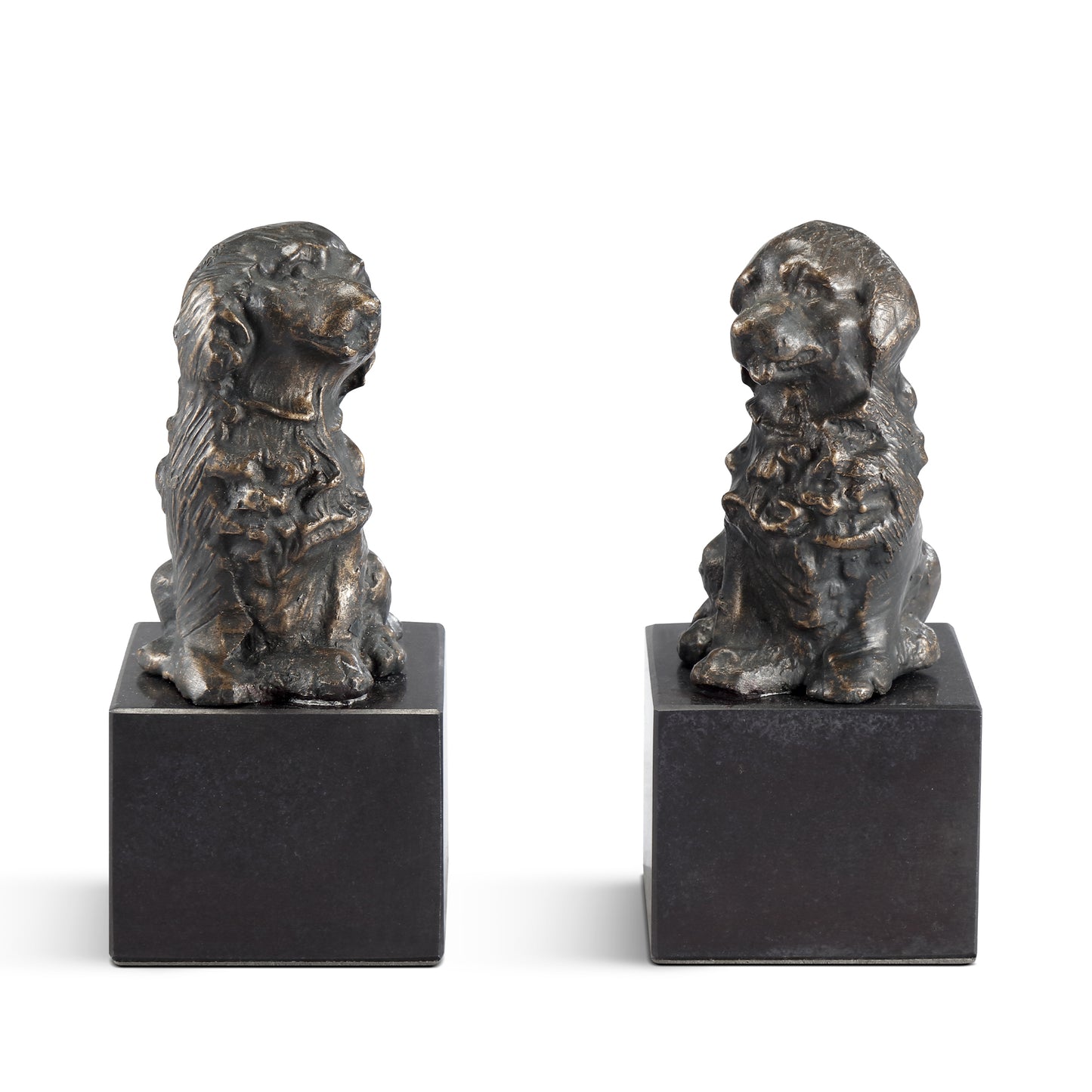 Happy Puppies Bookends