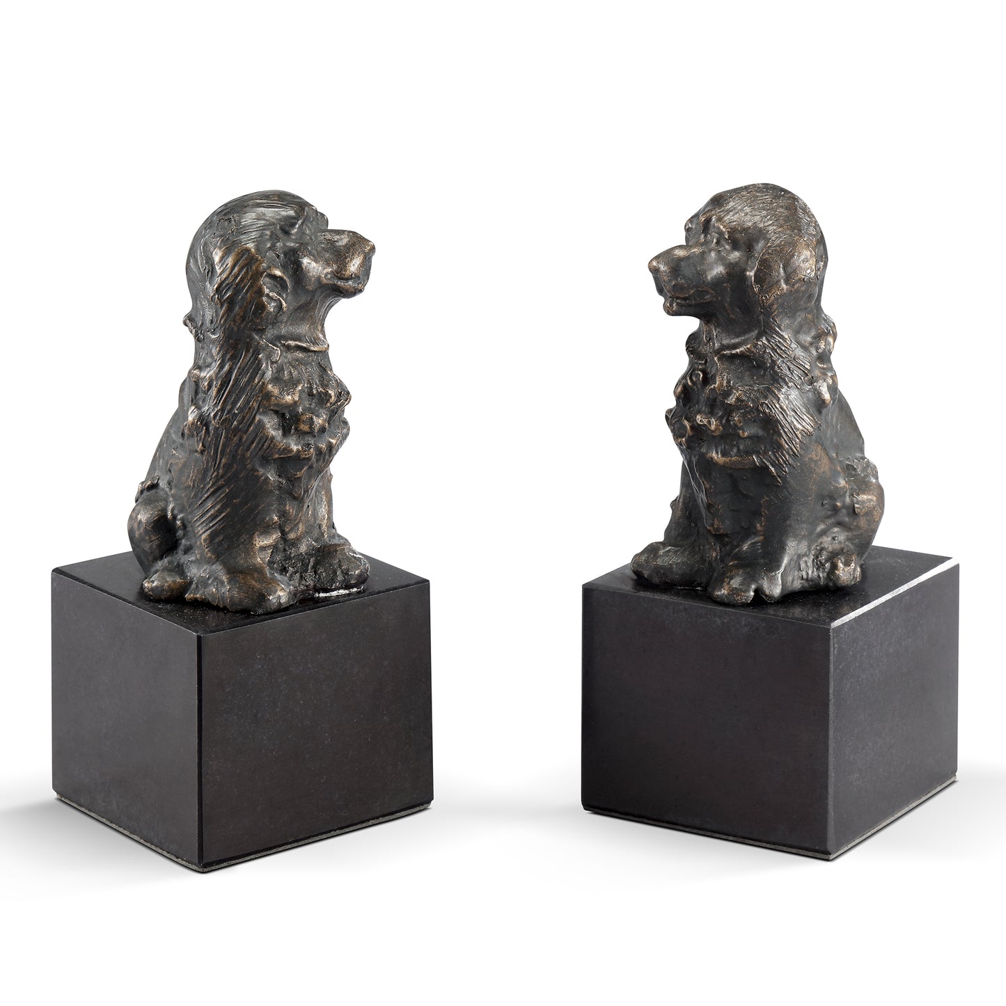 Happy Puppies Bookends