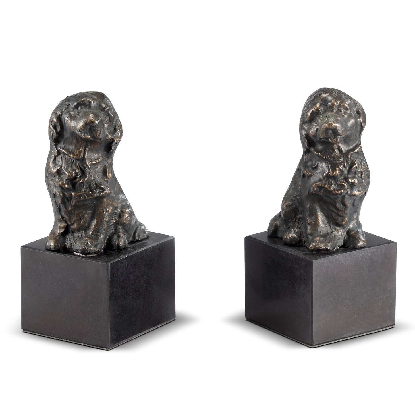 Happy Puppies Bookends