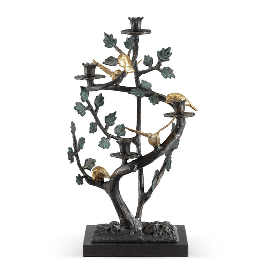 Winding Branch with Birds Candle