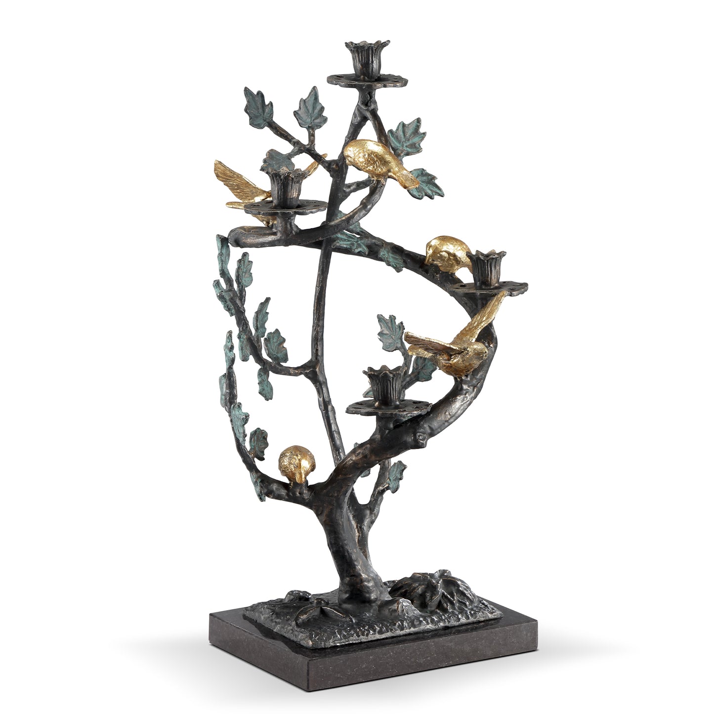 Winding Branch with Birds Candle
