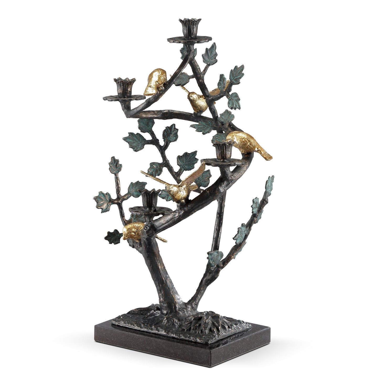 Winding Branch with Birds Candle