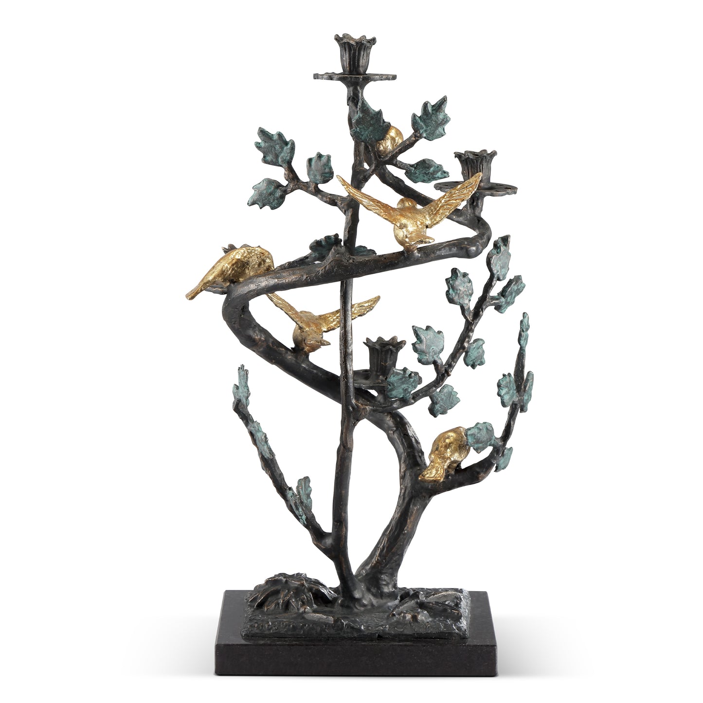 Winding Branch with Birds Candle