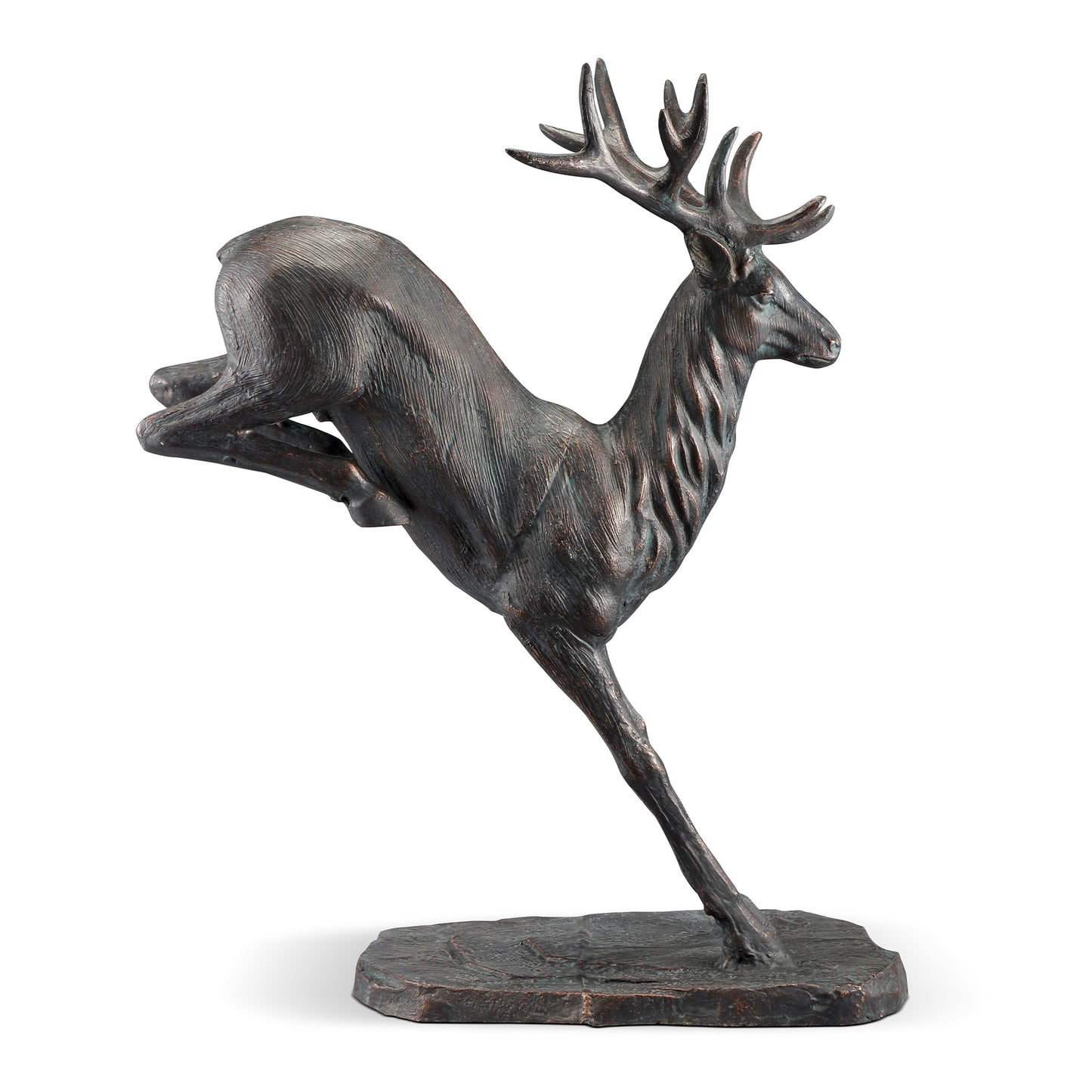 Landing Stag Garden Sculpture