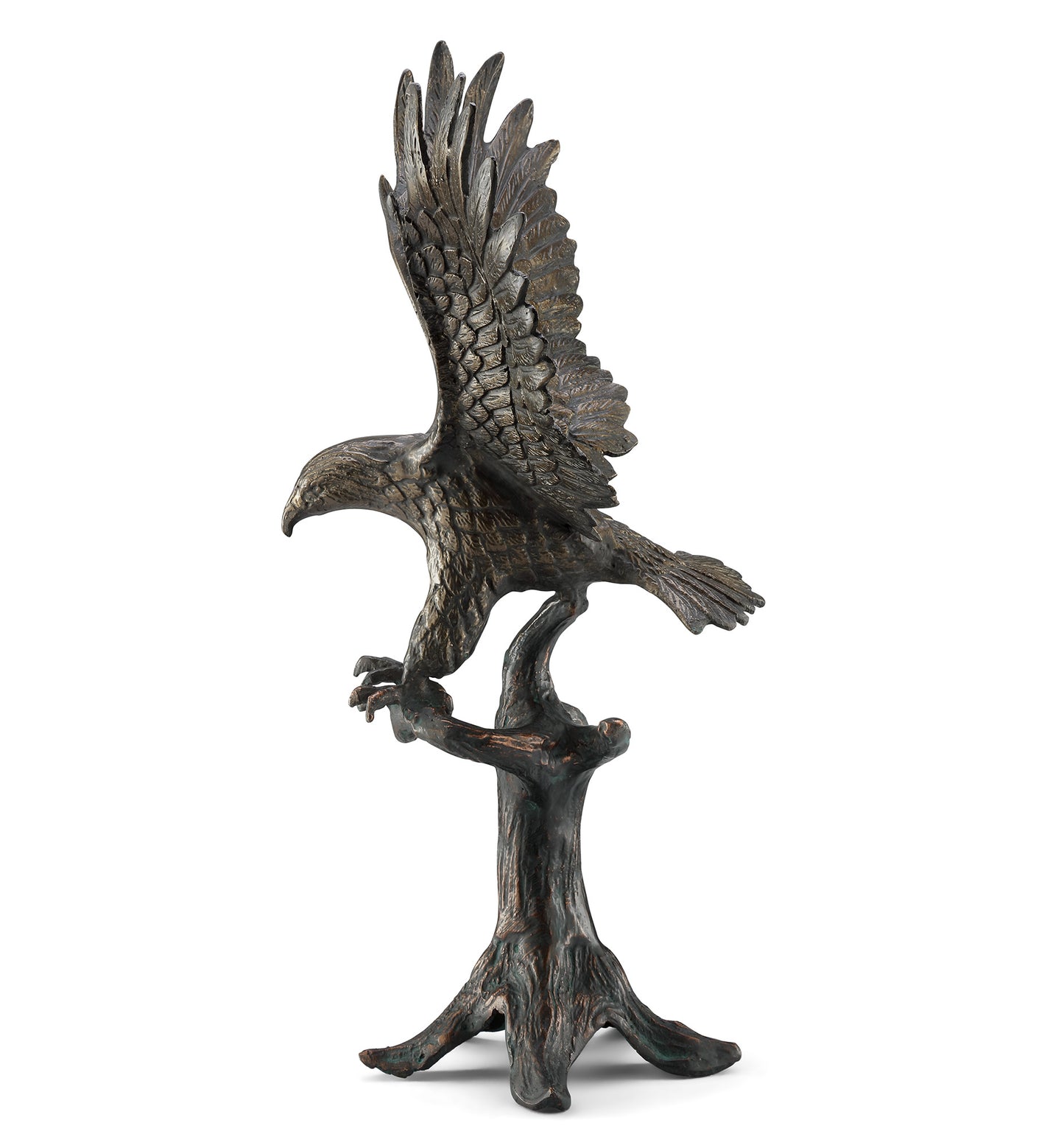 Perching Eagle Garden Sculpture