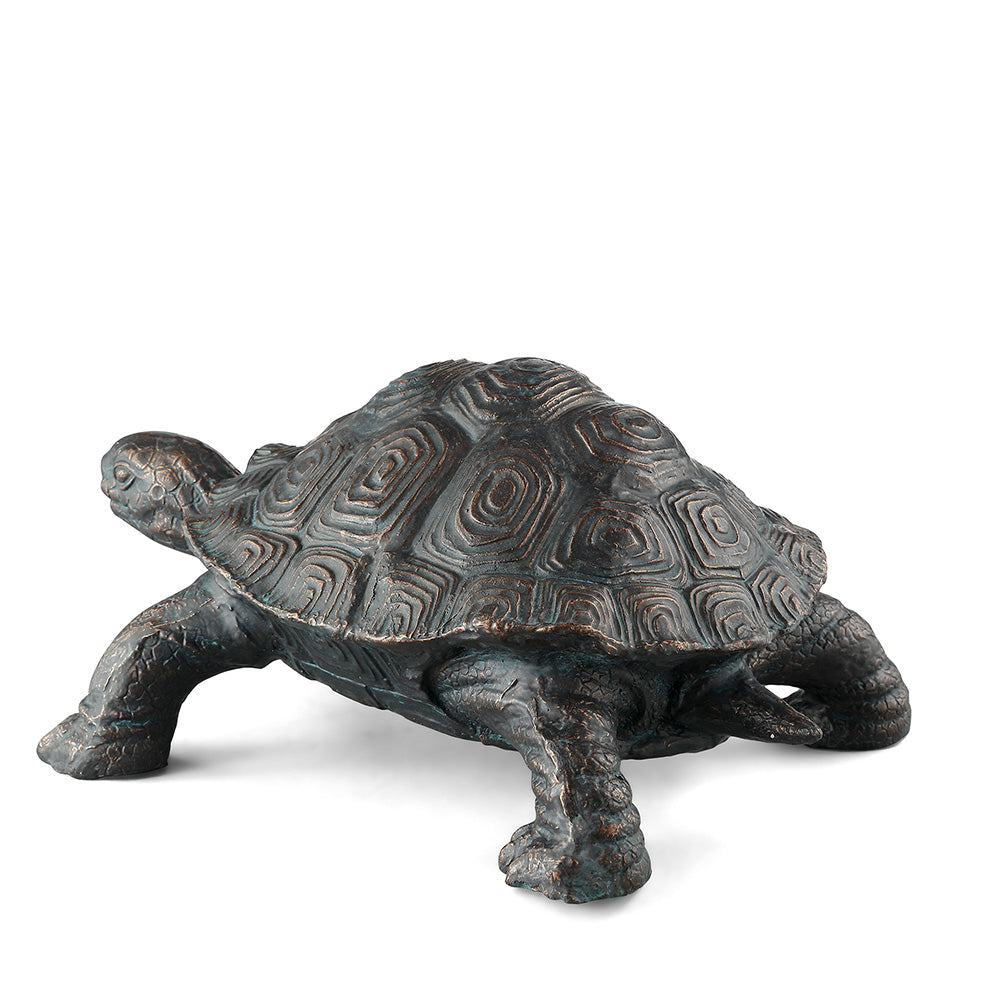 Cautious Turtle Garden Sculpture