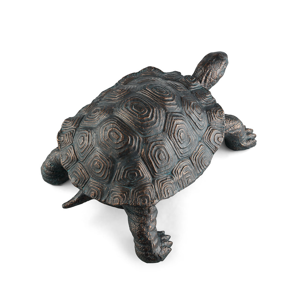 Cautious Turtle Garden Sculpture