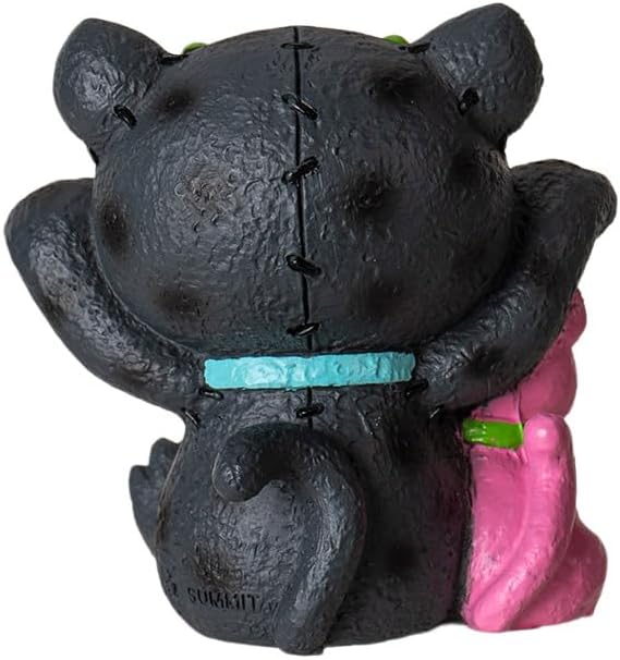 Signature Skeleton in Bear Costume with Pink Pup Perfect
