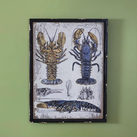 Scientific Blue Lobster Wall Decor