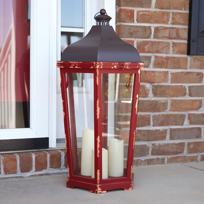 Large Friedrich Lantern With LED Candles