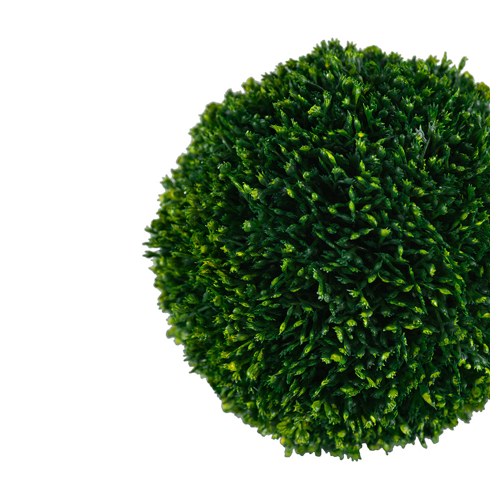 S/2 6" Boxwood Decorative Spheres