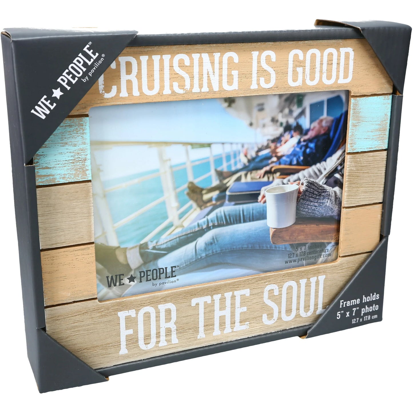 Cruise People 9" x 7.25" Frame (Holds 5" x 7" photo)