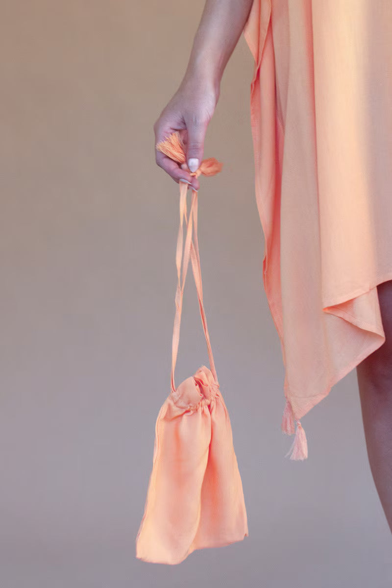 Cumin Kaftan with Matching Bag