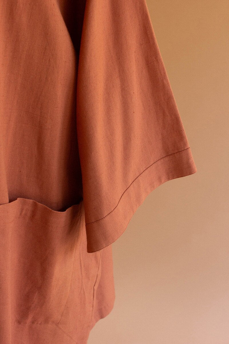 Sienna Short Kimono with Front Pockets
