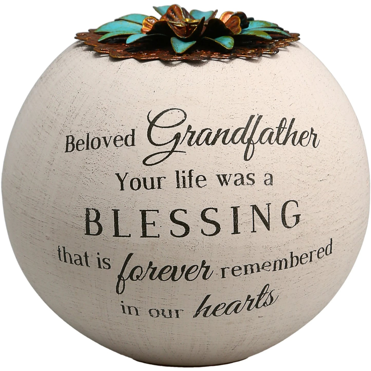 Grandfather 4" Round Tealight Candle Holder