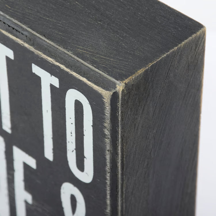 Pet My Dog Box Sign