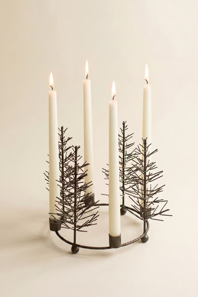 Antique Gold Wire Tree Candelabra
