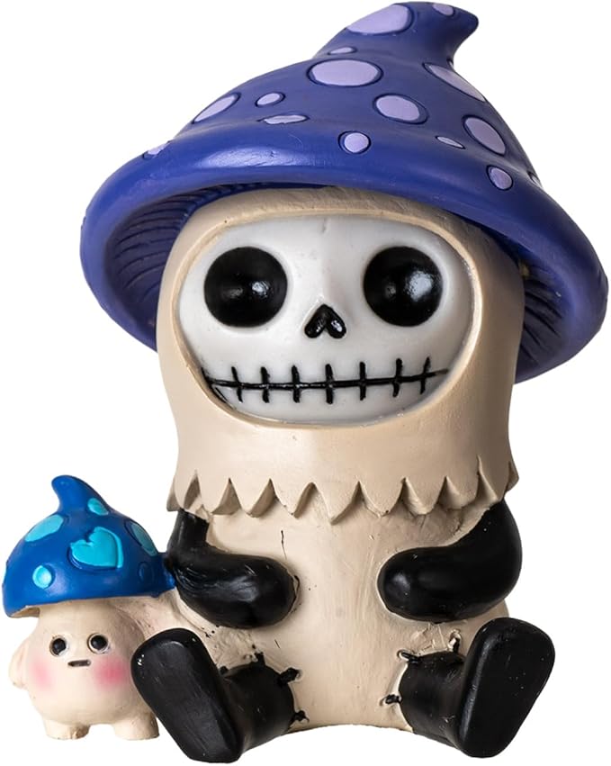 Purple Kinoko Toadstool Mushroom Furrybones Collectible Figurine
