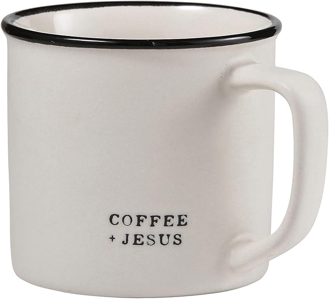 Santa Barbara Design Studio Black and White Coffee Cups