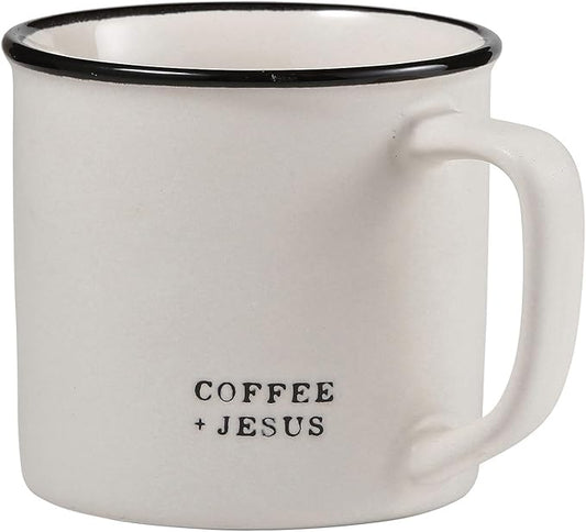 Santa Barbara Design Studio Black and White Coffee Cups