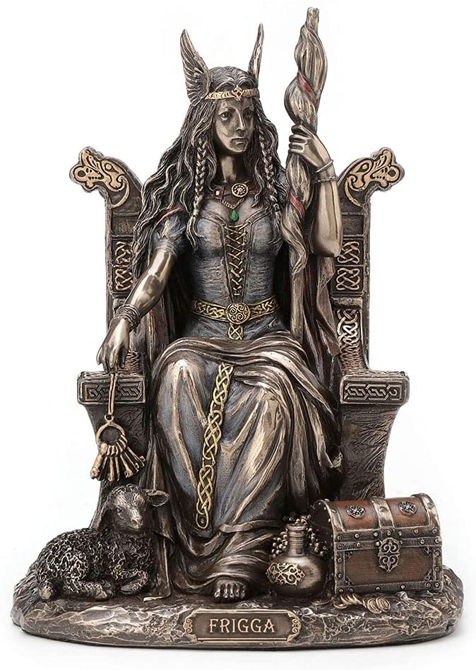 Frigga Sitting On Throne
