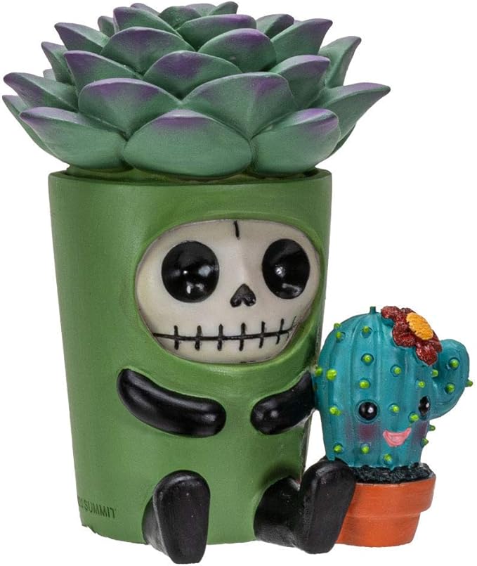 Signature Skeleton in Succulent Cactus Plant