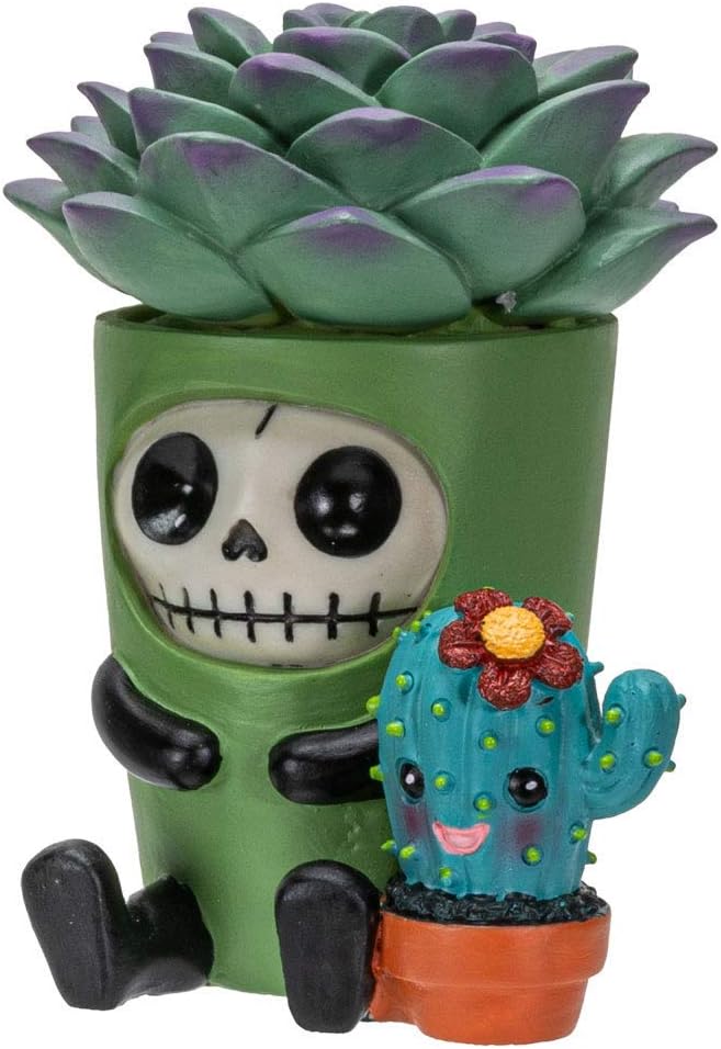 Signature Skeleton in Succulent Cactus Plant