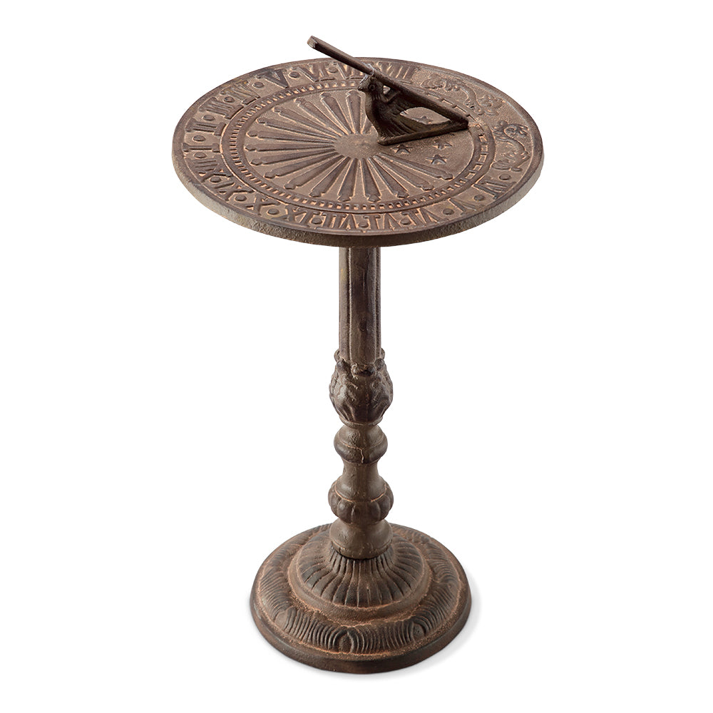 Antiqued Sundial on Stand
