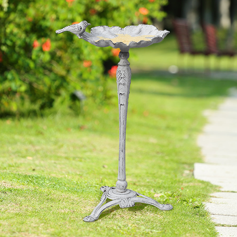 Antiqued Flower Birdfeeder