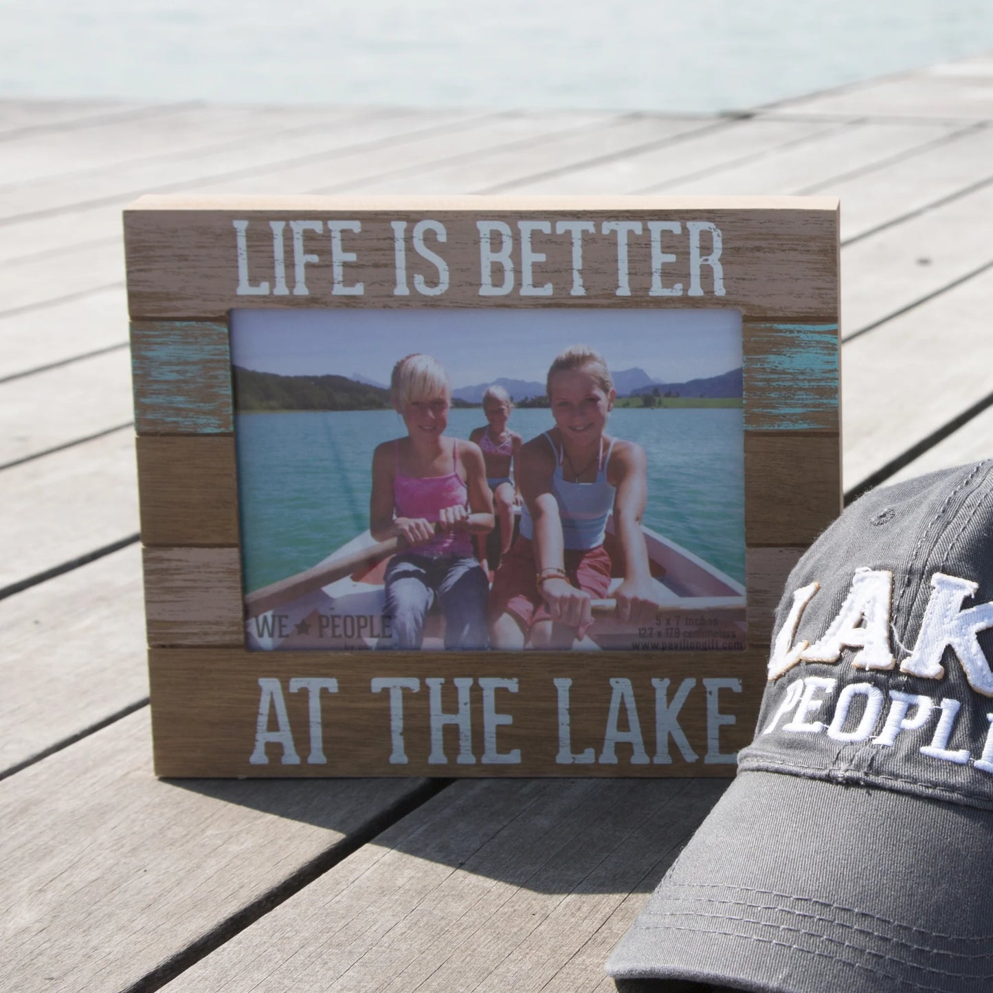 Lake People 7.25" x 9" Frame (Holds 5" x 7" photo)