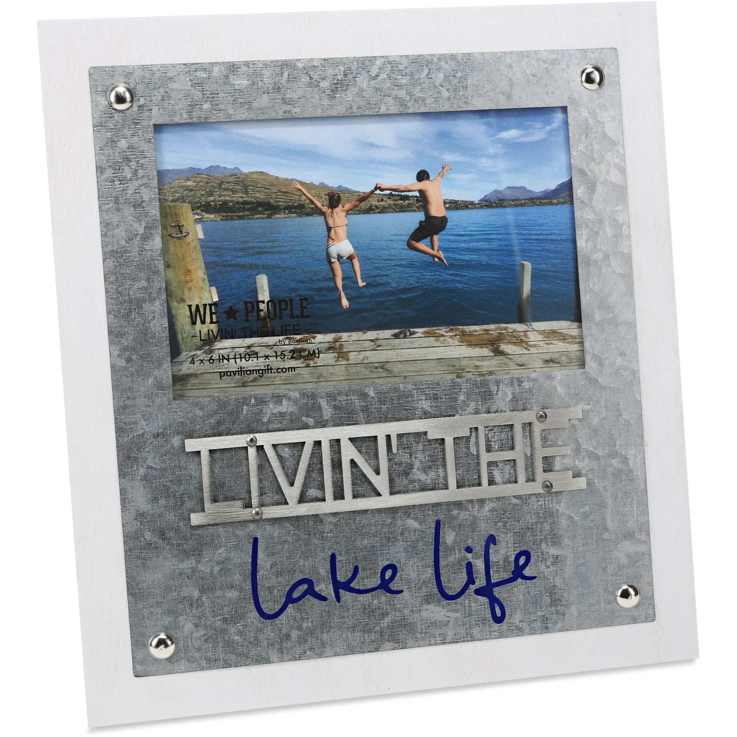 Lake Life 8.25" x 9" Frame (Holds 4" x 6" Photo)