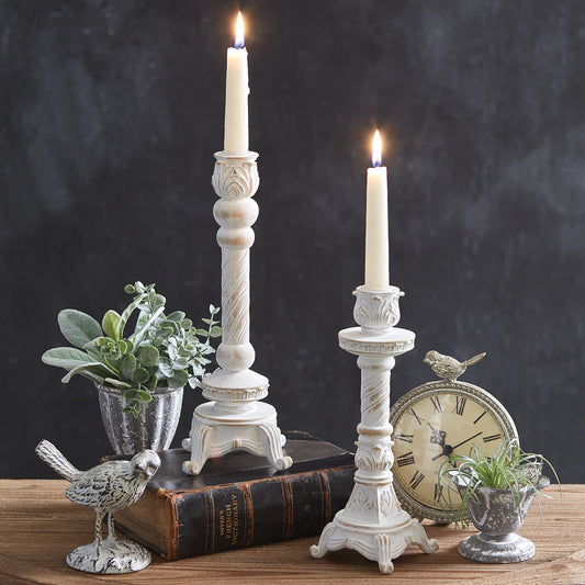 Set of Two Balmoral Taper Candle Holders