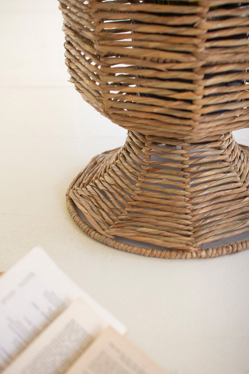 Iron and Seagrass Urn