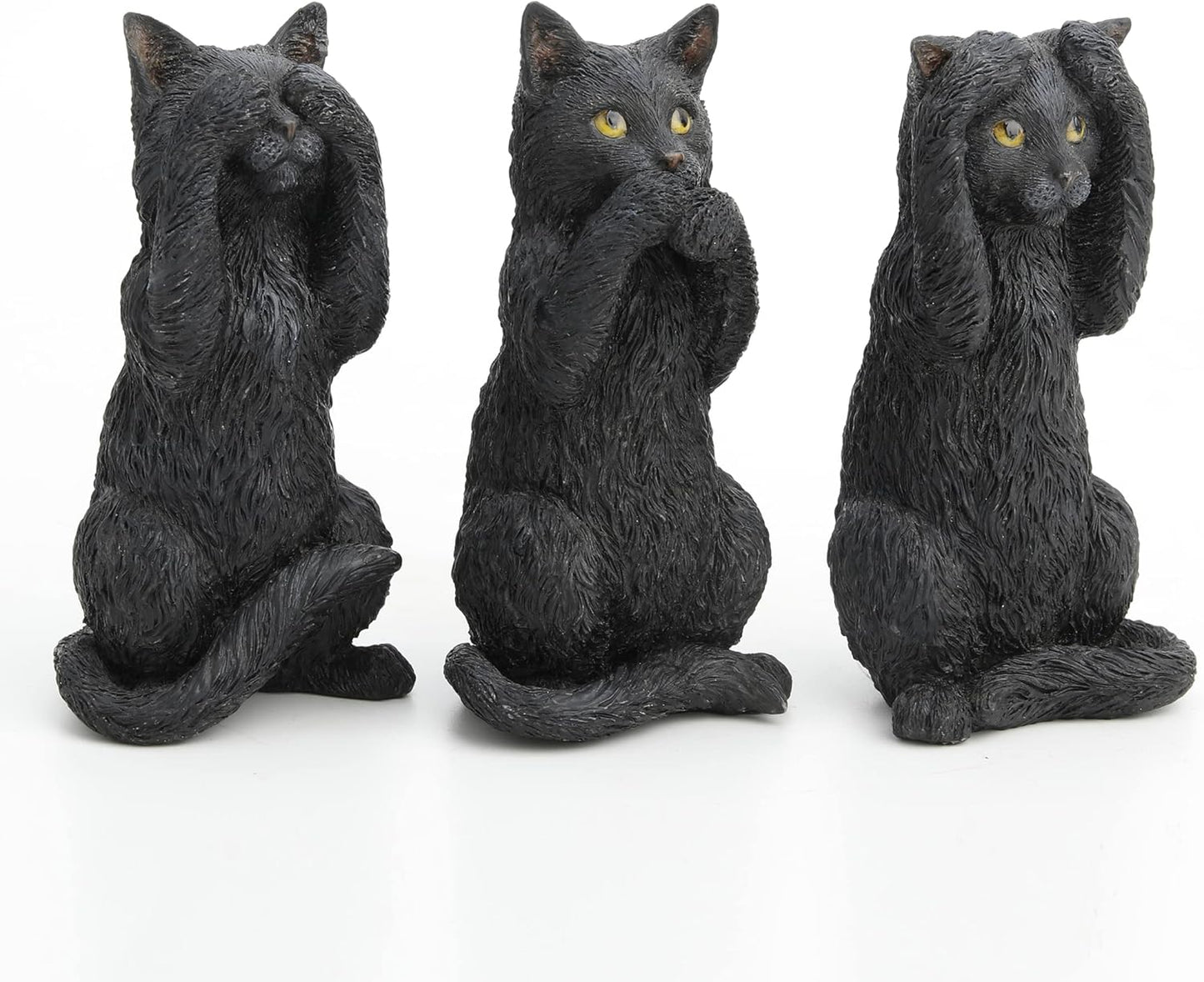 Black Kittens Hear No Evil, Speak No Evil, See No Evil