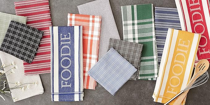 Stone Foodie Dishtowel & Dishcloth Set/5