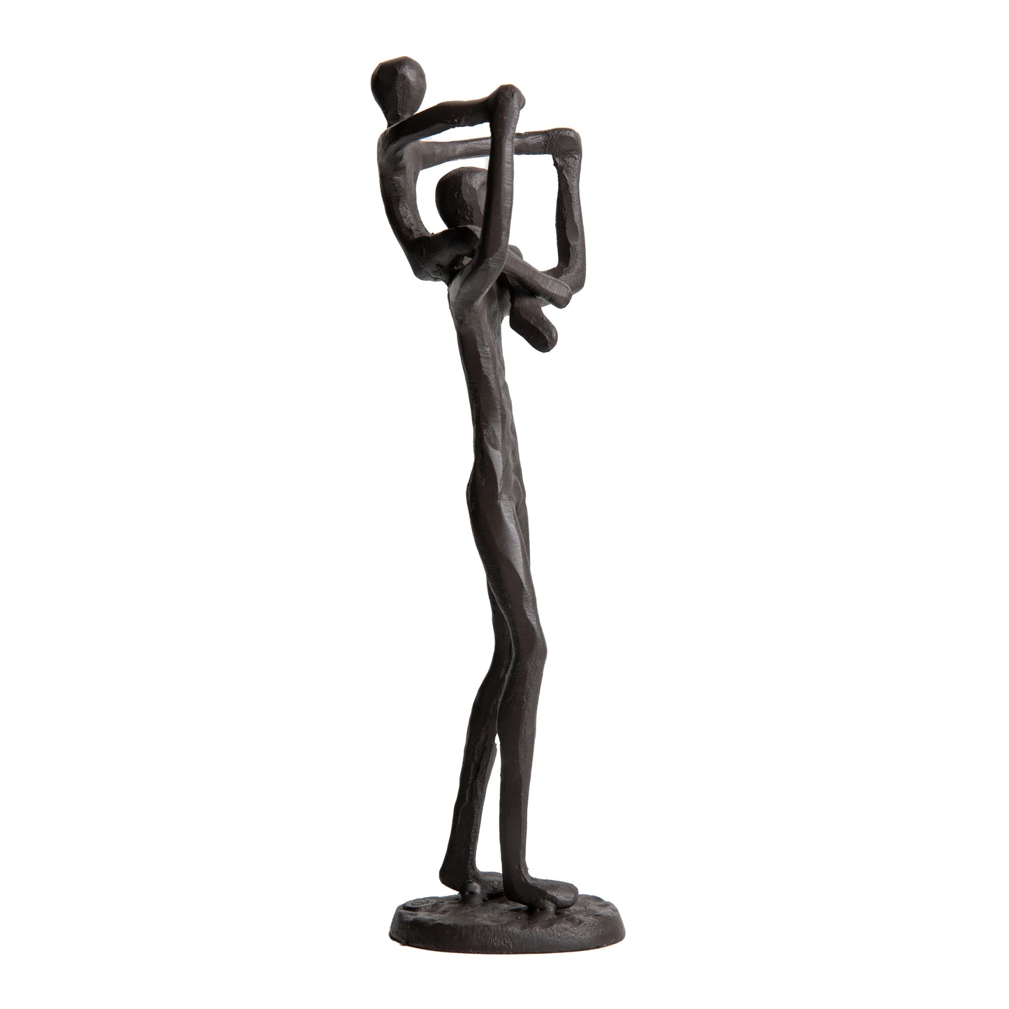 Encircled Reader Iron Sculpture