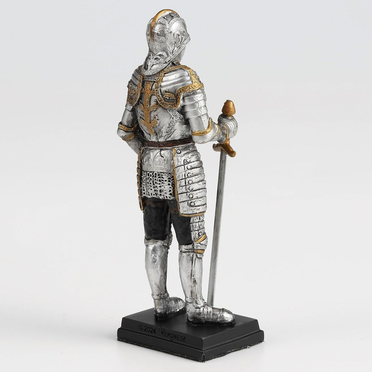 German Ceremonial Knight Armor Sword Stance